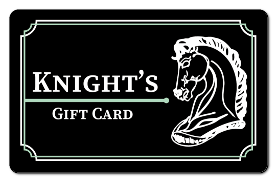 Knight's steakhouse logo on blackground